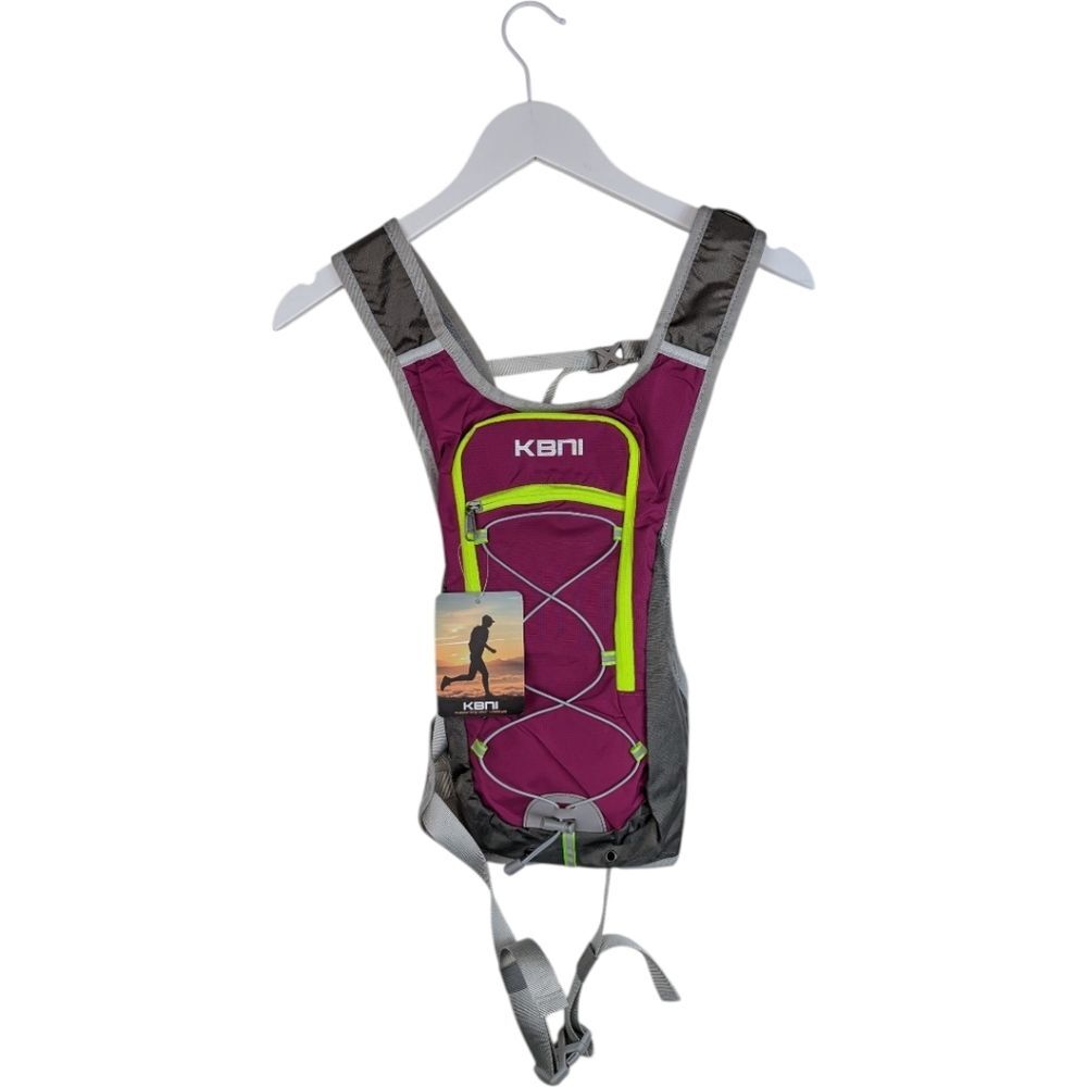 NWT KBNI Hydration Backpack‎ Gray and Purple